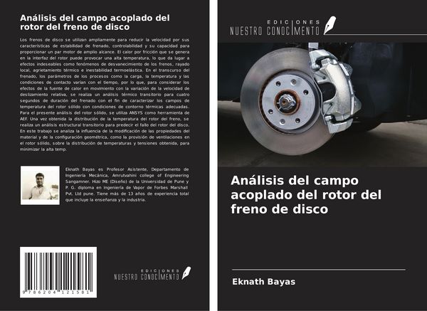 Produktbild: An&aacute;lisis del campo acoplado del rotor del freno de disco