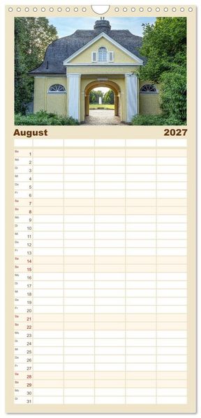 Produktbild: Familienplaner 2027 - Bottroper Stadtansichten mit 5 Spalten (Wandkalender, 21 x 45 cm) CALVENDO