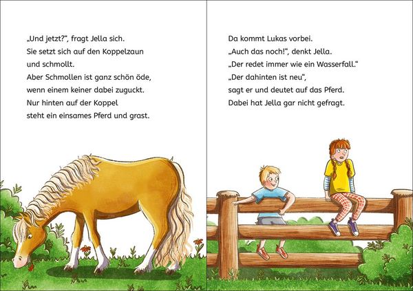 Produktbild: Lesel&ouml;wen 2. Klasse - Pferdefl&uuml;sterin mit Herz