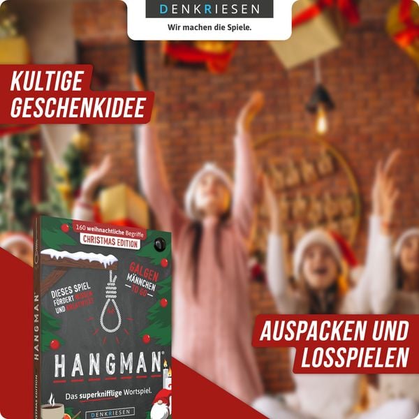 Produktbild: DENKRIESEN - HANGMAN&reg; - CHRISTMAS EDITION - "Alle Jahre wieder."
