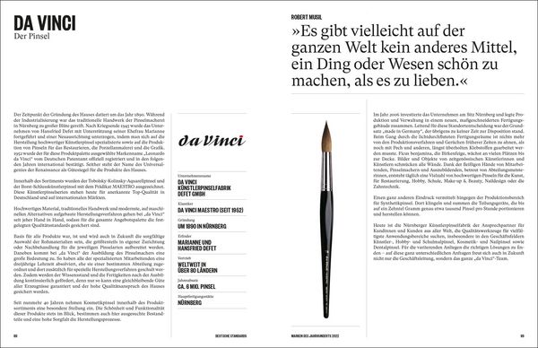 Produktbild: Deutsche Standards &ndash; Marken des Jahrhunderts 2022