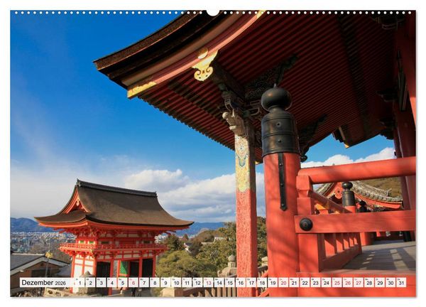 Produktbild: Kyoto Impressionen (hochwertiger Premium Wandkalender 2026 DIN A2 quer), Kunstdruck in Hochglanz