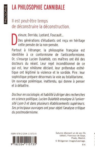 Produktbild: La philosophie cannibale