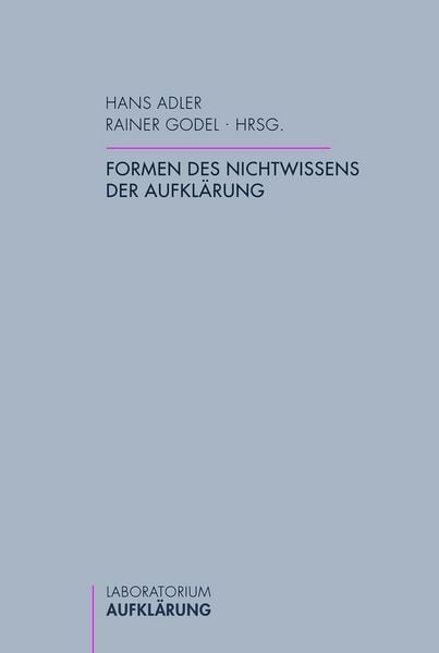 Produktbild: Formen des Nichtwissens der Aufkl&auml;rung