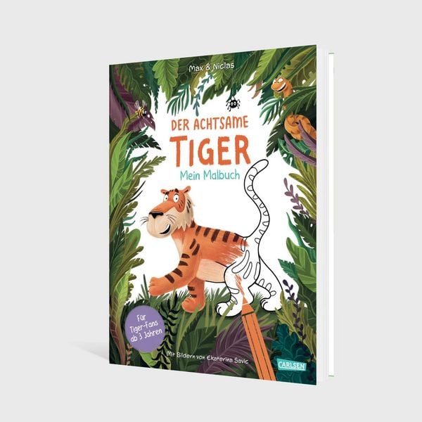 Produktbild: Der achtsame Tiger: Mein Malbuch