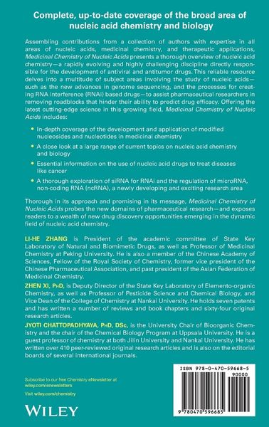 Produktbild: Medicinal Chemistry of Nucleic Acids