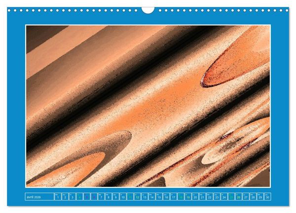 Produktbild: Art abstrait et contemporain (Calendrier mural 2026 DIN A3 vertical), CALVENDO calendrier mensuel