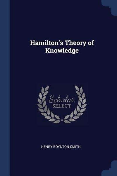 Produktbild: Hamilton's Theory of Knowledge