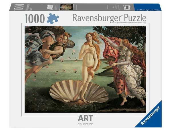 Erwachsenenpuzzle 1000 Teile - Sandro Botticelli: Die Geburt der Venus (1485)