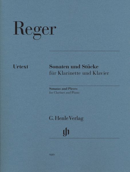 Produktbild: Max Reger - Sonaten und St&uuml;cke f&uuml;r Klarinette und Klavier
