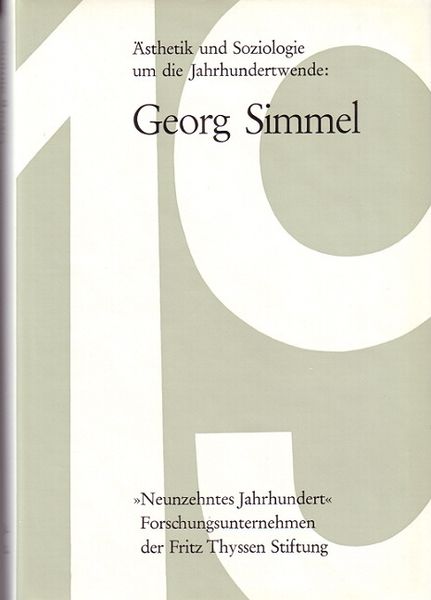 Produktbild: &Auml;sthetik und Soziologie um die Jahrhundertwende: Georg Simmel