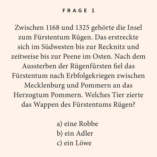 Produktbild: R&uuml;gen-Quiz