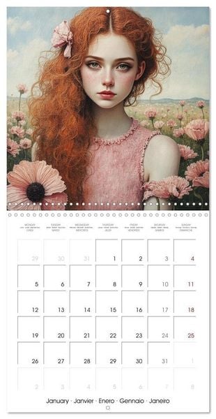 Produktbild: Sual&acute;M, S: Whispering Petals (Wall Calendar 2026 12 &times; 12 Inc