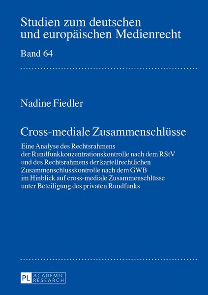 Produktbild: Cross-mediale Zusammenschl&uuml;sse