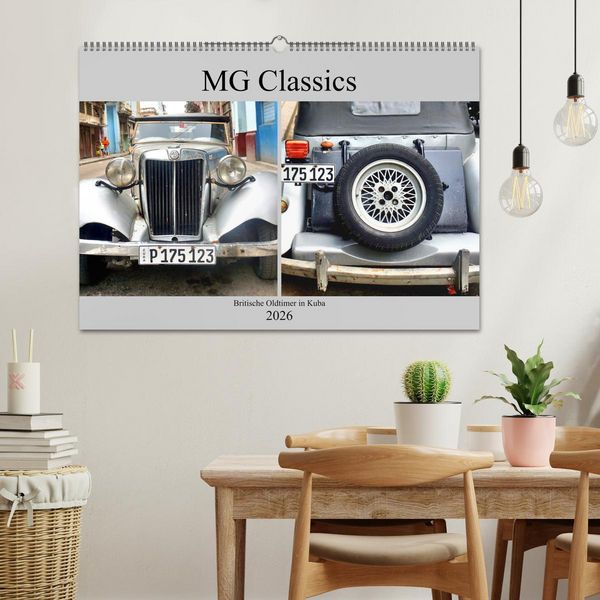 Produktbild: MG Classics - Britische Oldtimer in Kuba (Wandkalender 2026 DIN A2 quer), CALVENDO Monatskalender