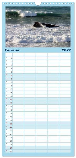 Produktbild: Familienplaner 2027 - Fuerteventura mit 5 Spalten (Wandkalender, 21 x 45 cm) CALVENDO