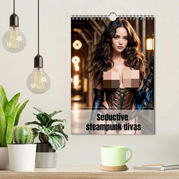 Produktbild: Seductive steampunk divas (Wall Calendar 2026 DIN A4 portrait), CALVENDO 12 Month Wall Calendar