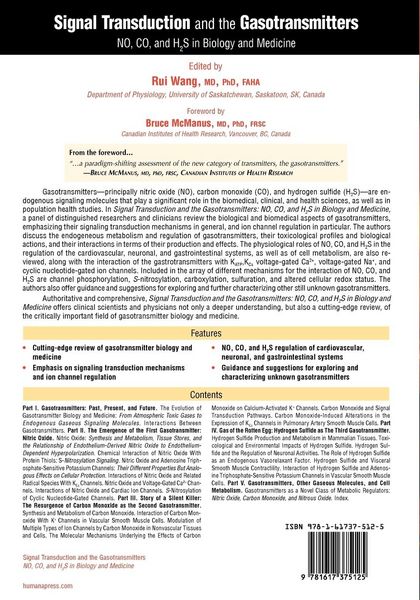 Produktbild: Signal Transduction and the Gasotransmitters
