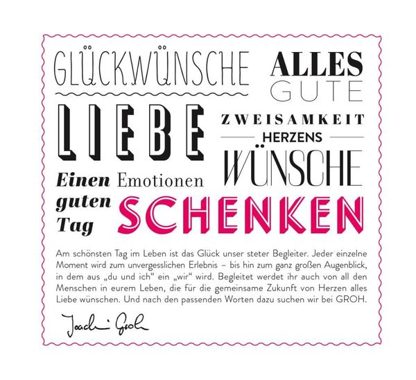 Produktbild: Was ich euch w&uuml;nsche zur Hochzeit