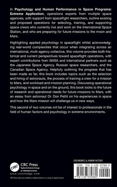 Produktbild: Psychology and Human Performance in Space Programs
