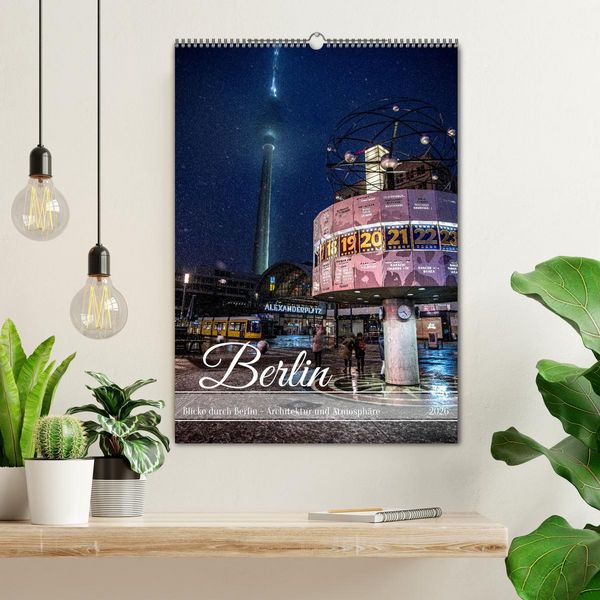 Produktbild: Blicke durch Berlin - Architektur und Atmosph&auml;re (Wandkalender 2026 DIN A2 hoch), CALVENDO Monatskalender