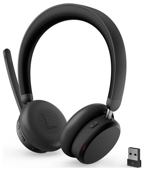 Produktbild: Lenovo 6550 - Headset - On-Ear - Bluetoo On Ear Headset Bluetooth&reg;, Kabellos Stereo Schwarz Mikrofon-Rauschunterdr&uuml;ckung, Noise