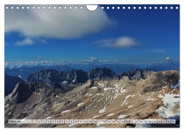 Produktbild: Zugspitze - Der h&ouml;chste Berg Deutschlands (Wandkalender 2026 DIN A4 quer), CALVENDO Monatskalender