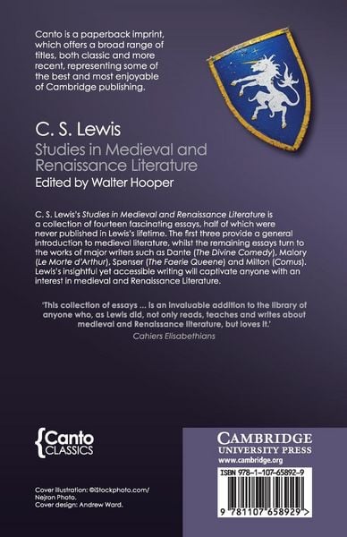 Produktbild: Studies in Medieval and Renaissance Literature