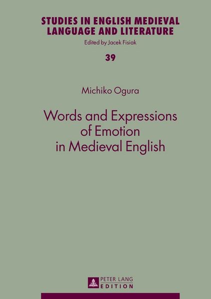 Produktbild: Words and Expressions of Emotion in Medieval English
