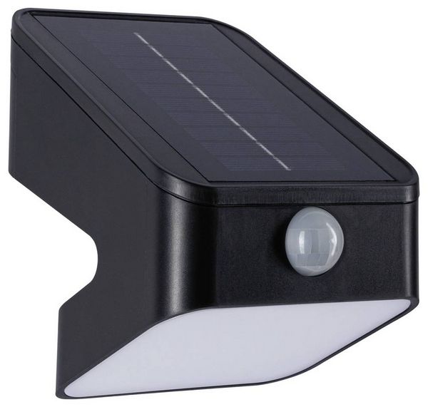 Produktbild: Paulmann 94608 Lesly Solar-Wandstrahler mit Bewegungsmelder 5.5W Warmwei&szlig; Anthrazit