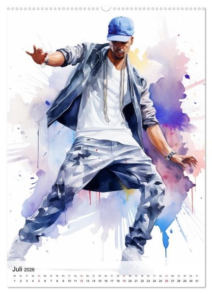 Produktbild: Hip Hop Boys. Dynamik und Energie (hochwertiger Premium Wandkalender 2026 DIN A2 hoch), Kunstdruck in Hochglanz