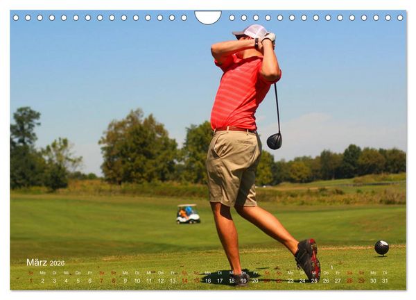 Produktbild: Passion Golf (Wandkalender 2026 DIN A4 quer), CALVENDO Monatskalender