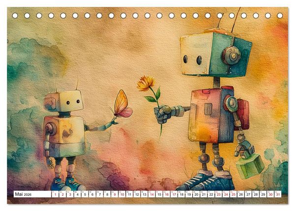 Produktbild: Leevi - Ein Freund zum Tr&auml;umen und Staunen (Tischkalender 2026 DIN A5 quer), CALVENDO Monatskalender