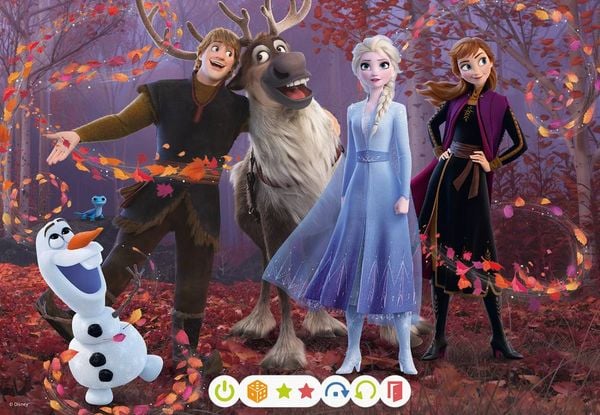 Produktbild: Tiptoi® Puzzle für kleine Entdecker: Disney Die Eiskönigin - 2x24 Teile