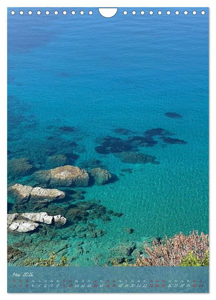 Produktbild: Sardinien - das ganze Jahr Urlaubsgef&uuml;hl (Wandkalender 2026 DIN A4 hoch), CALVENDO Monatskalender