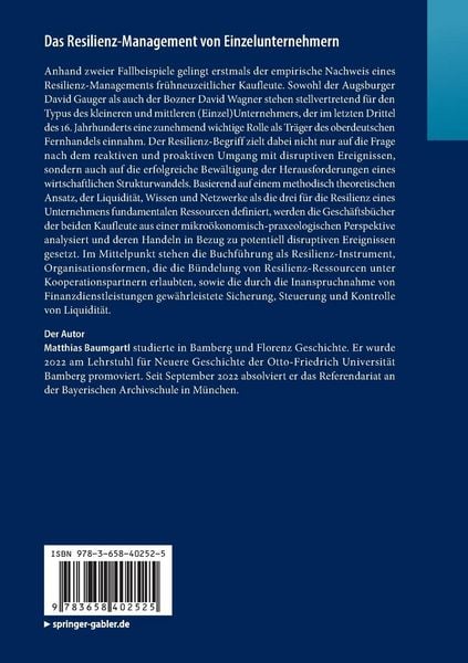 Produktbild: Das Resilienz-Management von Einzelunternehmern
