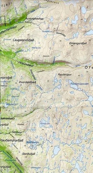 Produktbild: Island Atlaskort 08 Strandir 1:100.000