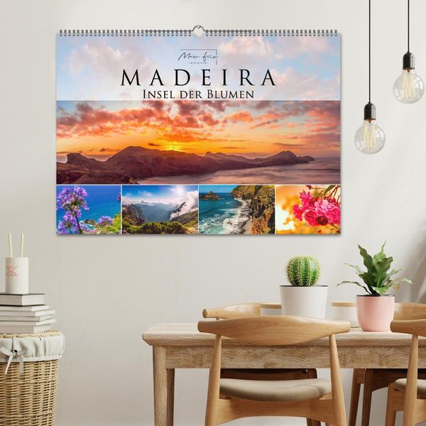 Produktbild: Madeira - Insel der Blumen 2026 (Wandkalender 2026 DIN A2 quer), CALVENDO Monatskalender