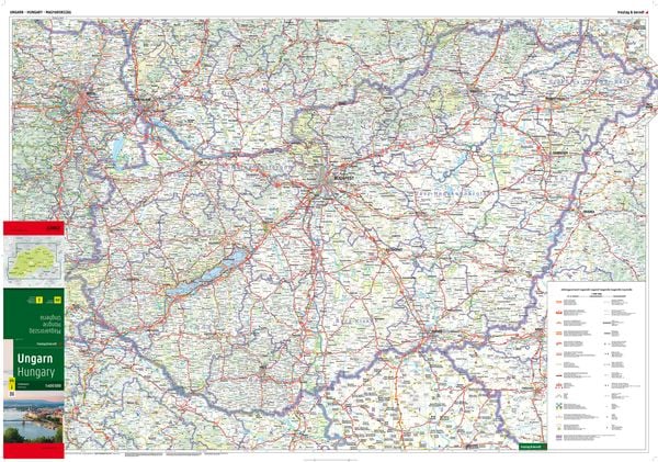 Produktbild: Freytag & berndt Stra&szlig;enkarte Ungarn 1:400.000