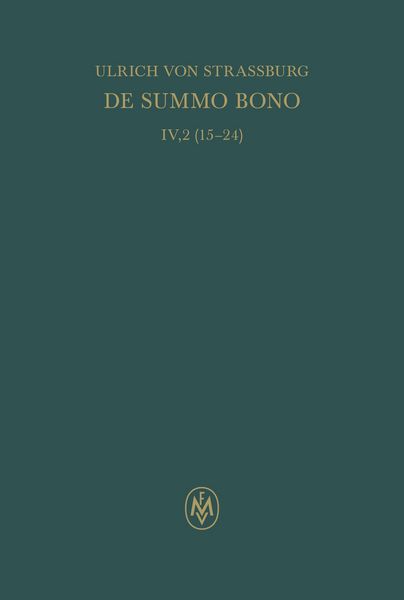 Produktbild: De summo bono. Liber IV, Tractatus 2,15-24