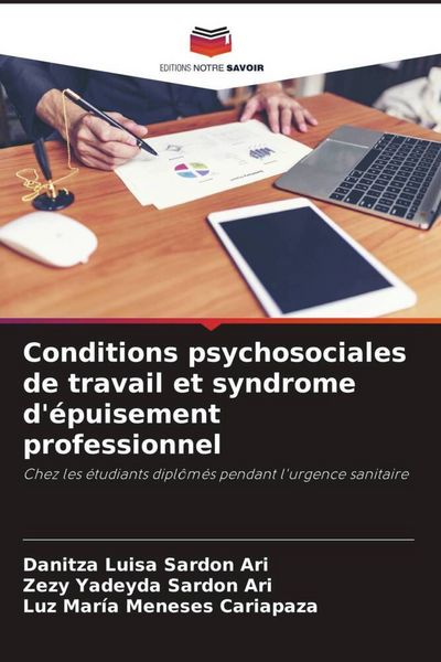 Produktbild: Conditions psychosociales de travail et syndrome d'&eacute;puisement professionnel