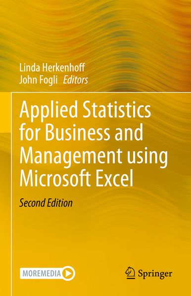 Produktbild: Applied Statistics for Business and Management using Microsoft Excel