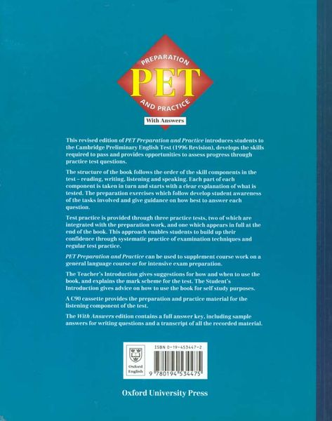 Produktbild: Pet prep & practice stud/answers