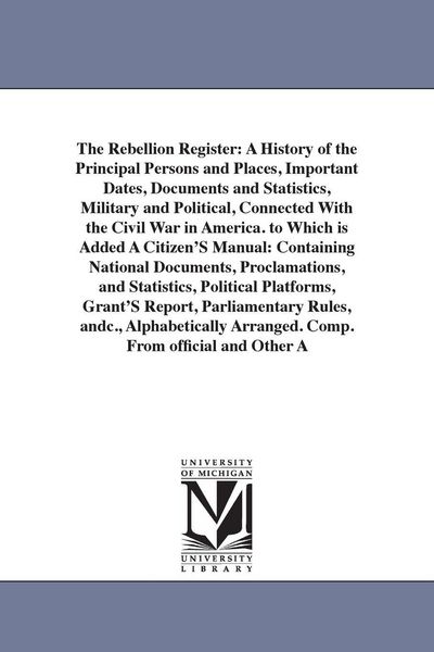 Produktbild: The Rebellion Register