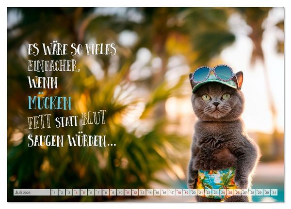 Produktbild: FLAUSCHFIGUR DELUXE Jeden Monat ein H&auml;ppchen Humor (Wandkalender 2026 DIN A2 quer), CALVENDO Monatskalender