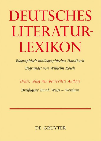 Produktbild: Deutsches Literatur-Lexikon / Weiss - Werdum