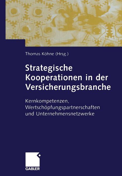 Produktbild: Strategische Kooperationen in der Versicherungsbranche