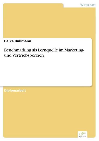 Produktbild: Benchmarking als Lernquelle im Marketing- und Vertriebsbereich