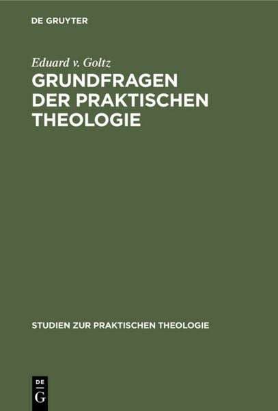 Produktbild: Grundfragen der praktischen Theologie