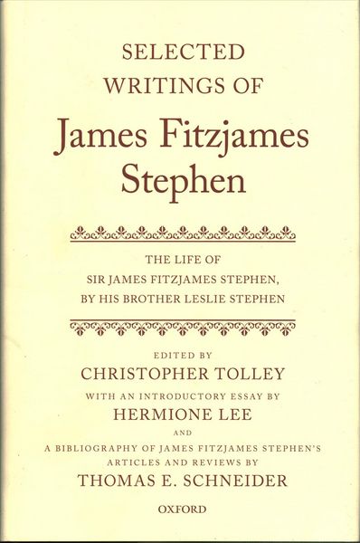 Produktbild: Selected Writings of James Fitzjames Stephen